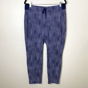 Athleta Batik Midtown Ankle Pants Navy Blue